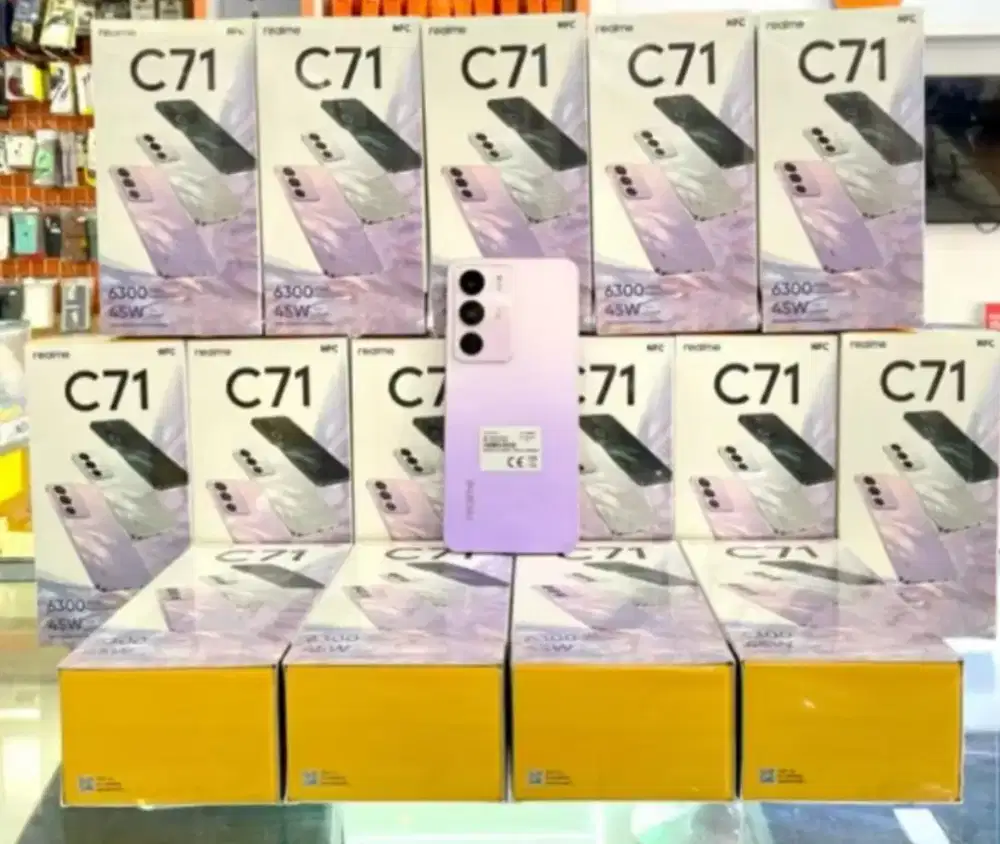 New Termurah Realme C71 4/128 & 8/128 grs resmi, bs TT