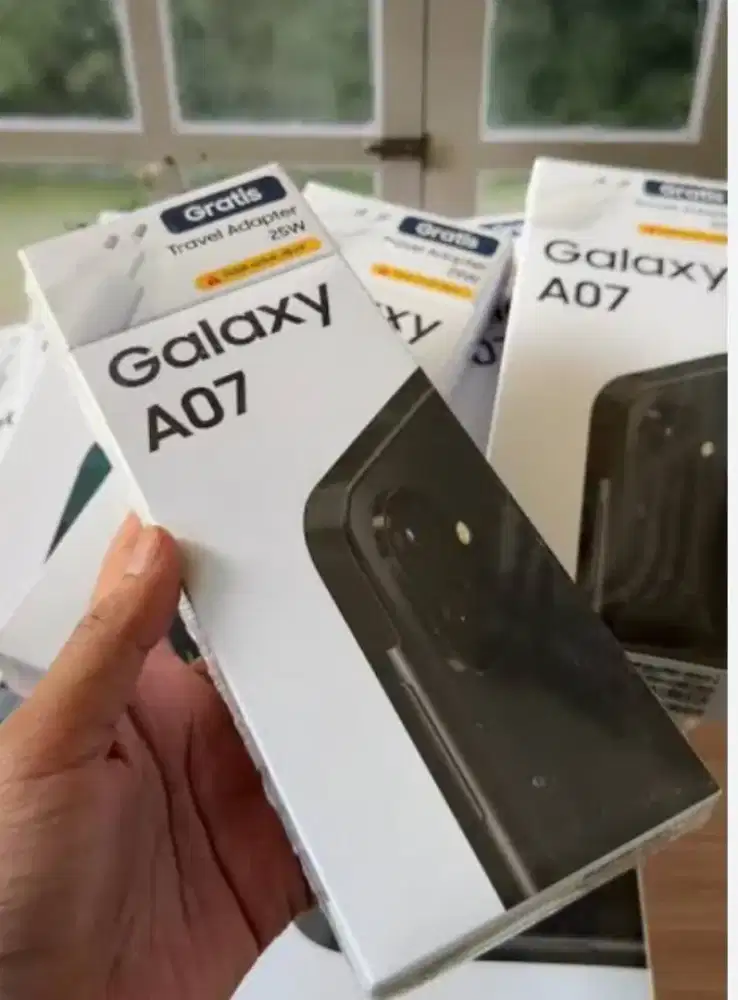 New murah Samsung A07 ram 4 GB grs resmi+ adaptor cas 25watt