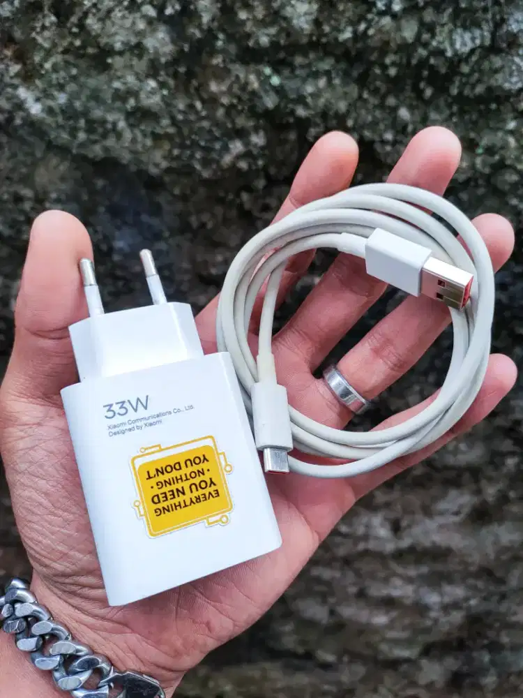 CHARGER CASAN XIAOMI/REDMI/POCO 33W ORIGINAL (Asli Bawan POCO X5 5G)