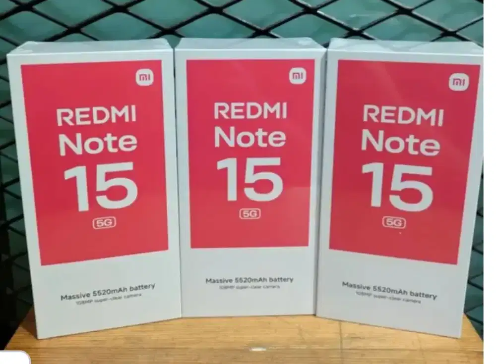 Murah new Redmi Note 15 5G 8/256 grs resmi, bs TT