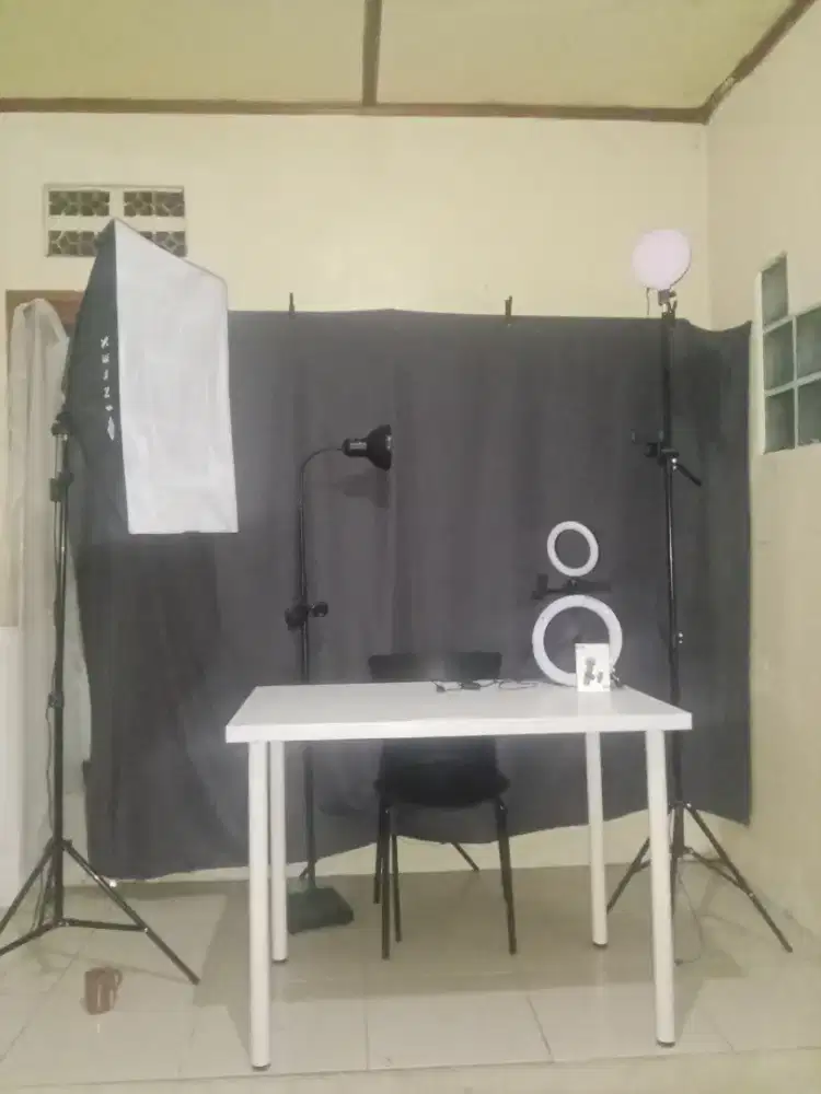 Perlengkapan Set Studio Konten bisa TT hp