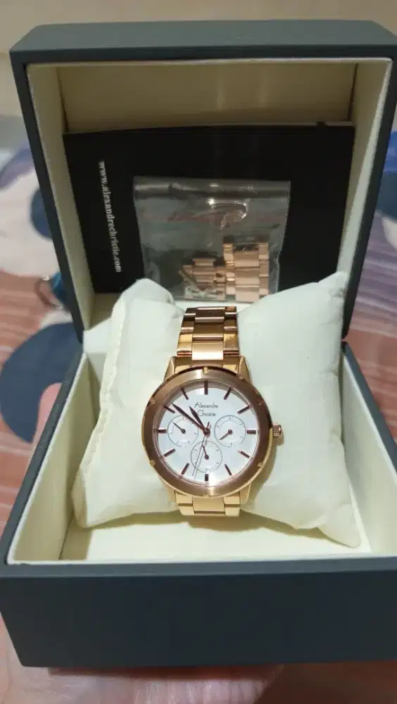 DIJUAL JAM ALEXANDRE C PEMAKAIAN PRIBADI CEWEK LENGKAP