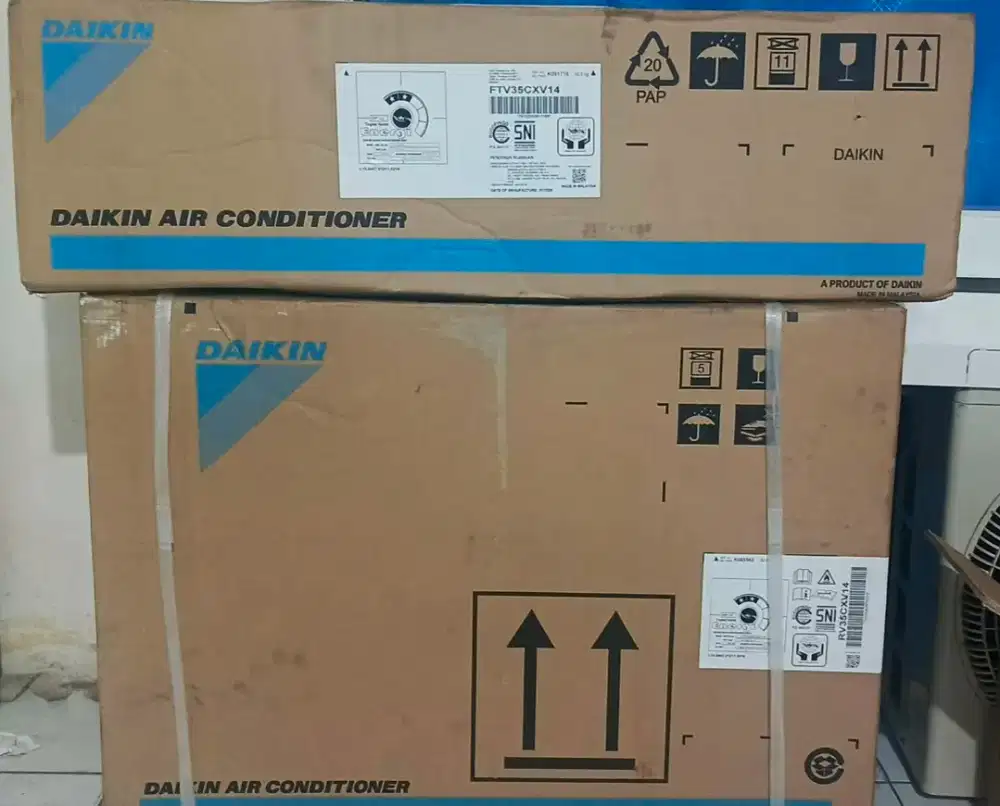 Ac Daikin 1,5 pk. Made in malaysia
