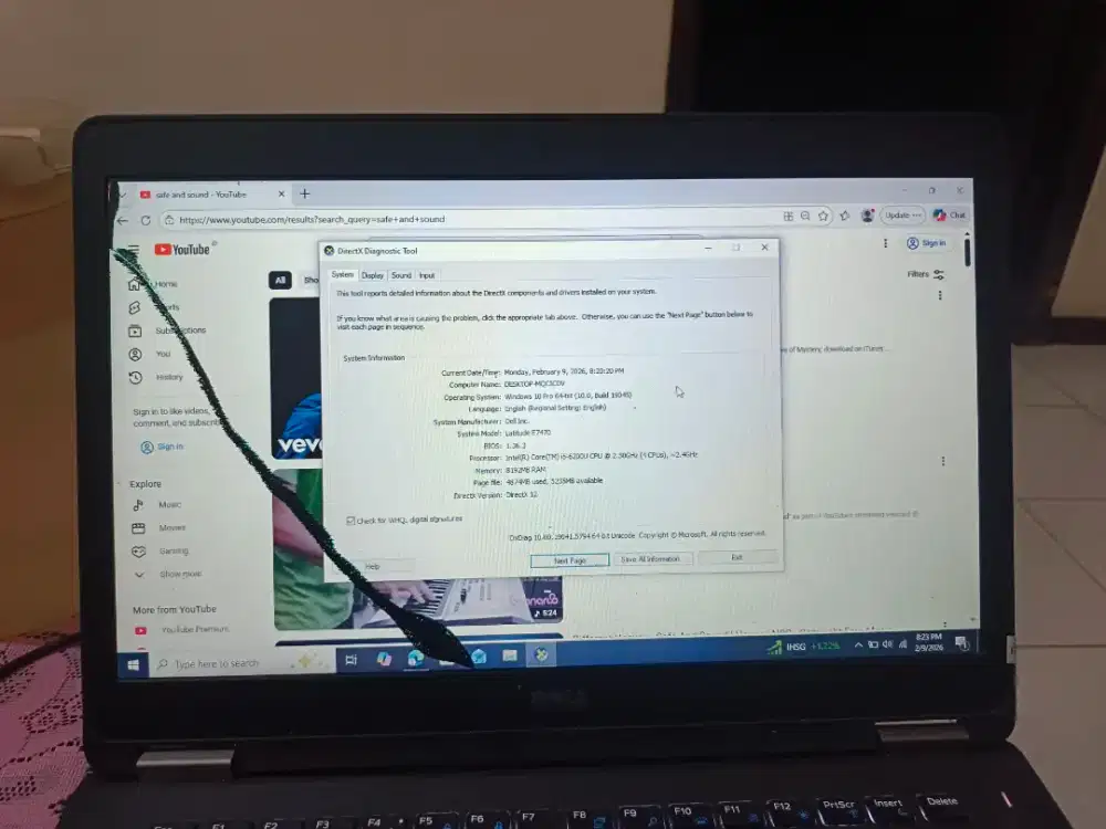 LAPTOP DELL E7470 CORE I5