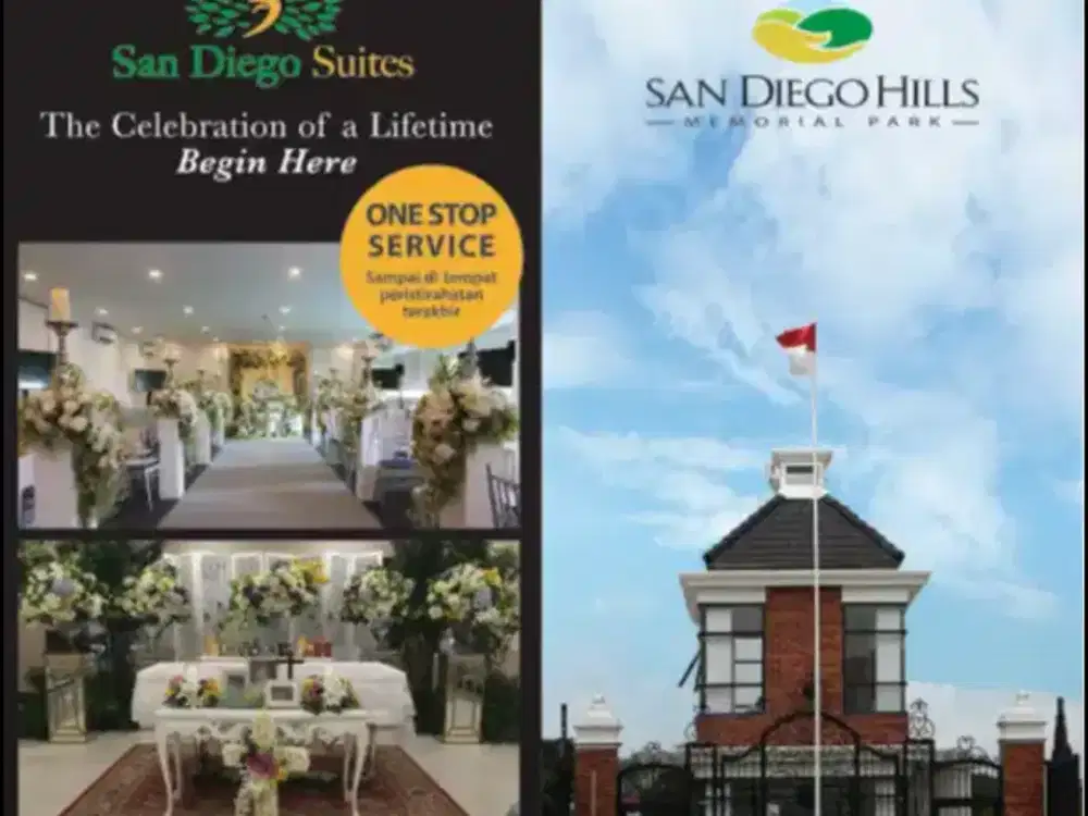 Persiapkan pemakaman untuk keluarga tercinta bersama SAN DIEGO HILLS Memorial Park