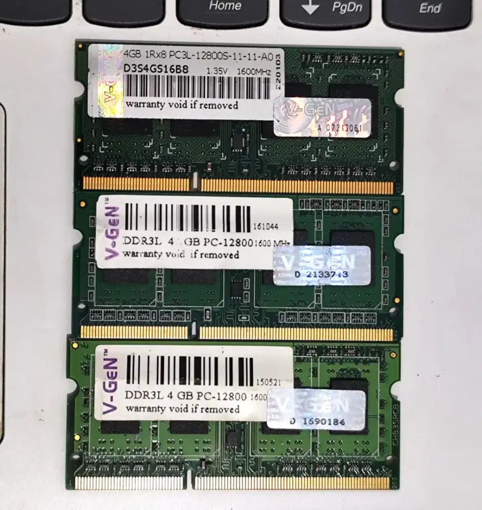 RAM Laptop V-Gen DDR3L 4GB PC12800