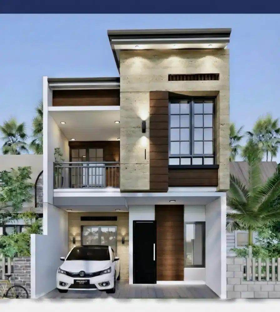 Rumah 2 lantai, hadap selatan dan jalan lebar di dolog pedurungan