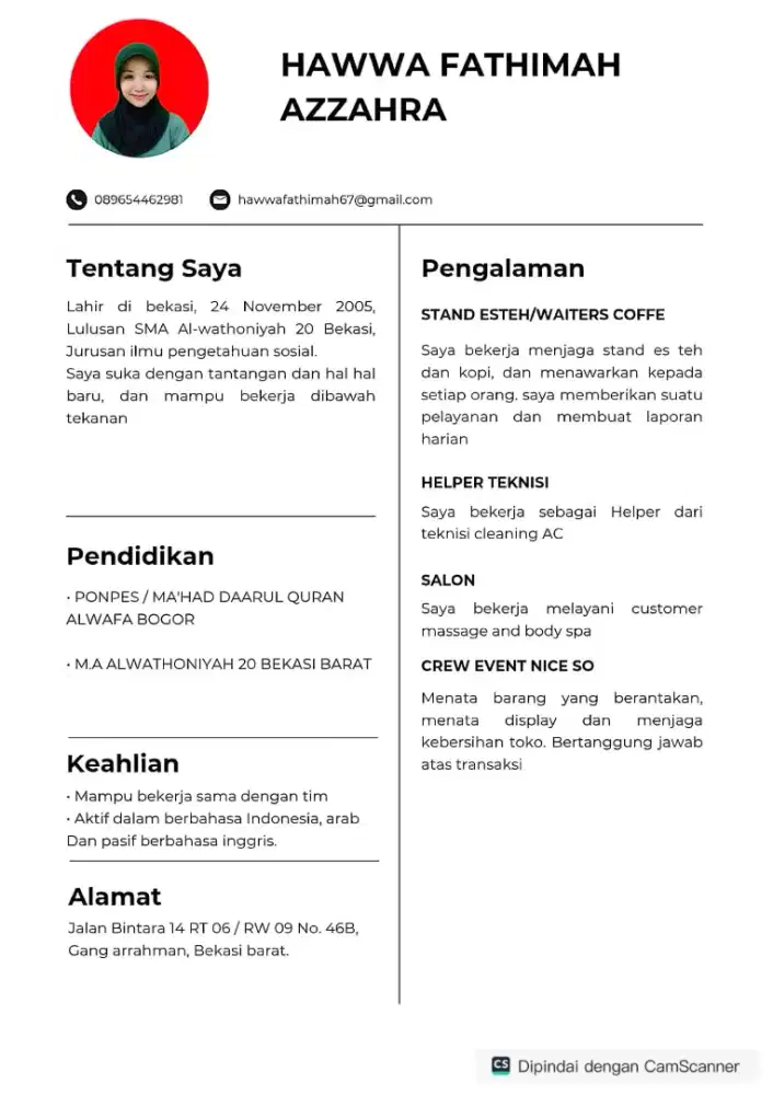 info loker / part time