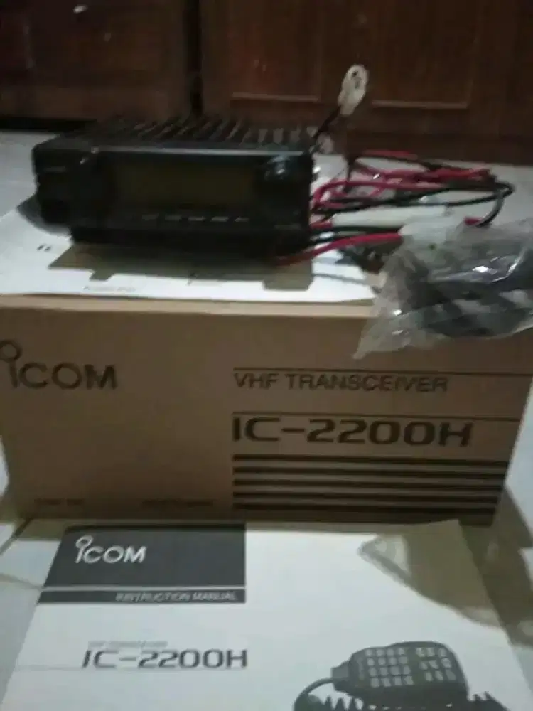 Rig icom ic 2200 H stiker hitam airband