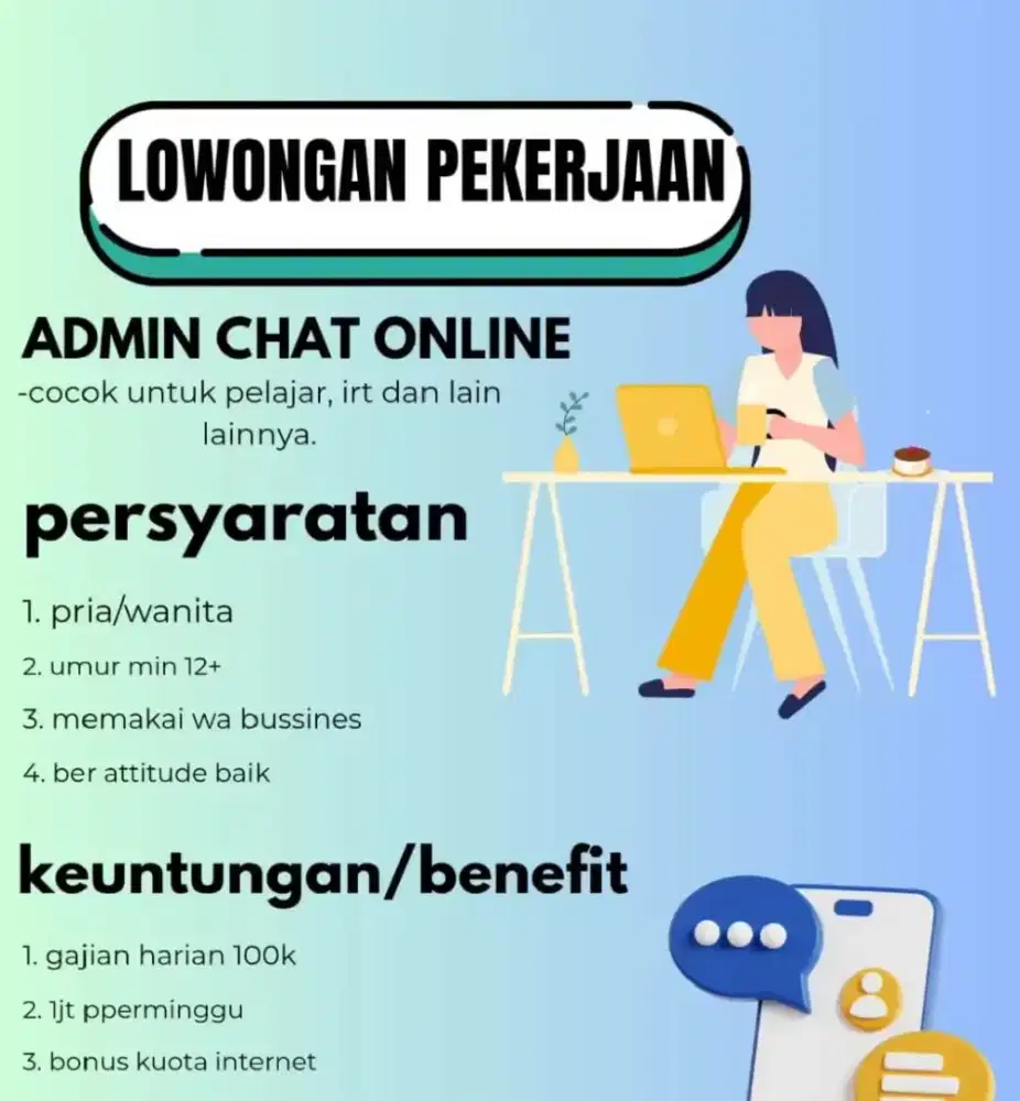 Loker Freelance Admin