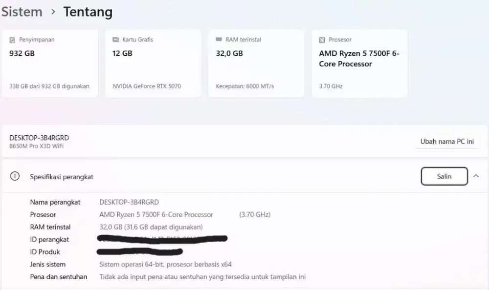 Komputer gaming 2k game apapun rata kanan