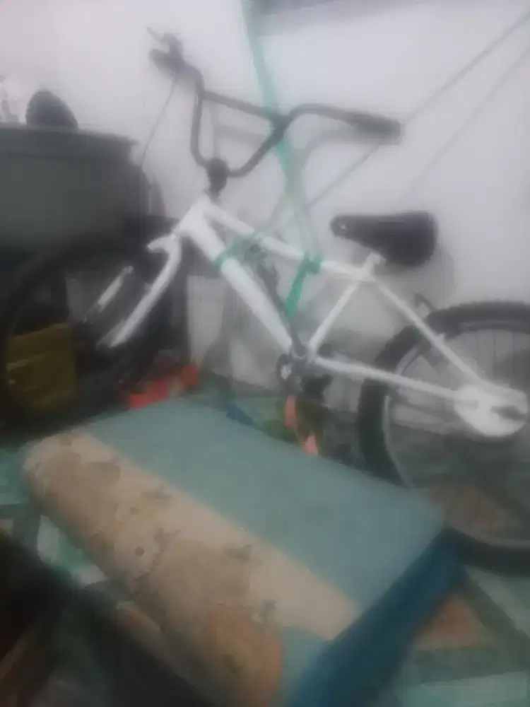 Sepedah anak model bmx putih gede