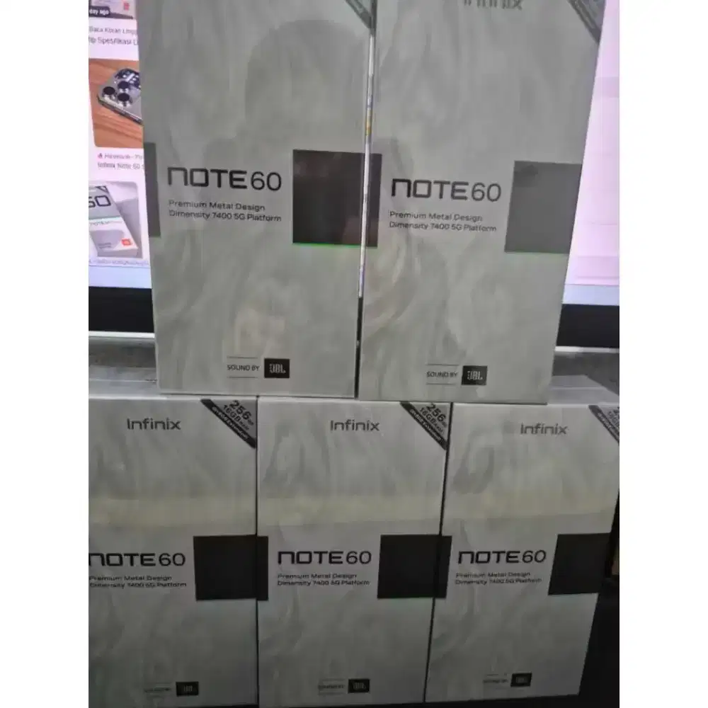 Promo INFINIX NOTE 60 5G 8+8/256 GB NEW SEGEL