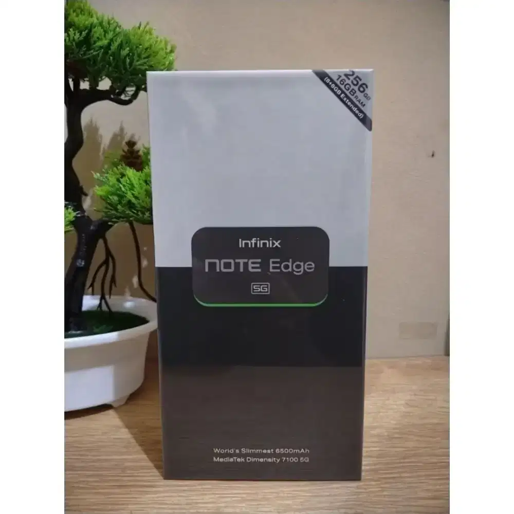 Promo INFINIX NOTE EDGE 5G+ (8+8)/256 GB NEW SEGEL