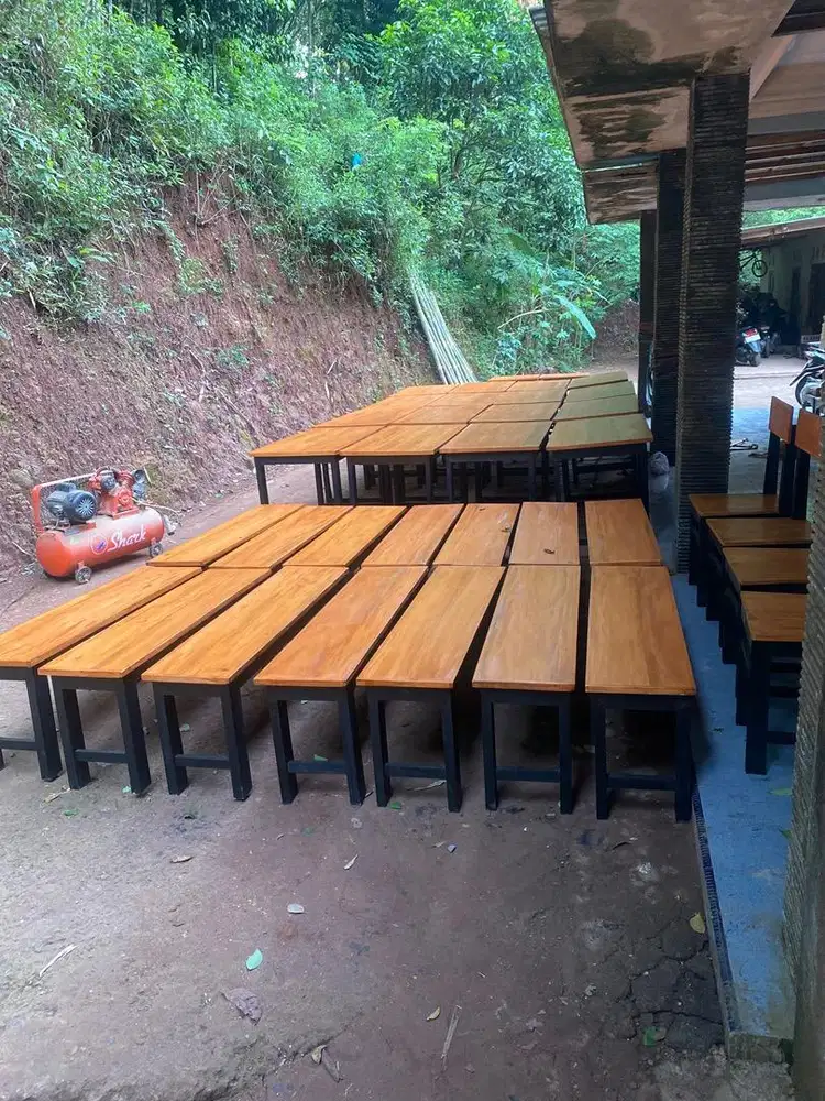 Bangku warung dan meja