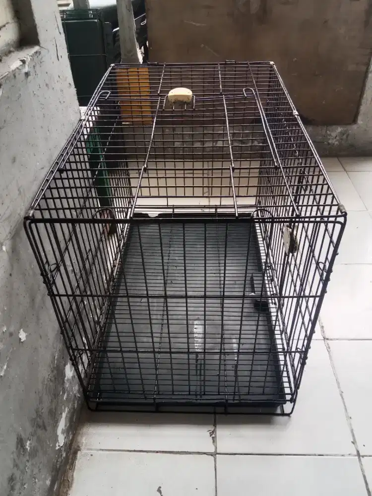 Kandang kucing besi tebal besar
