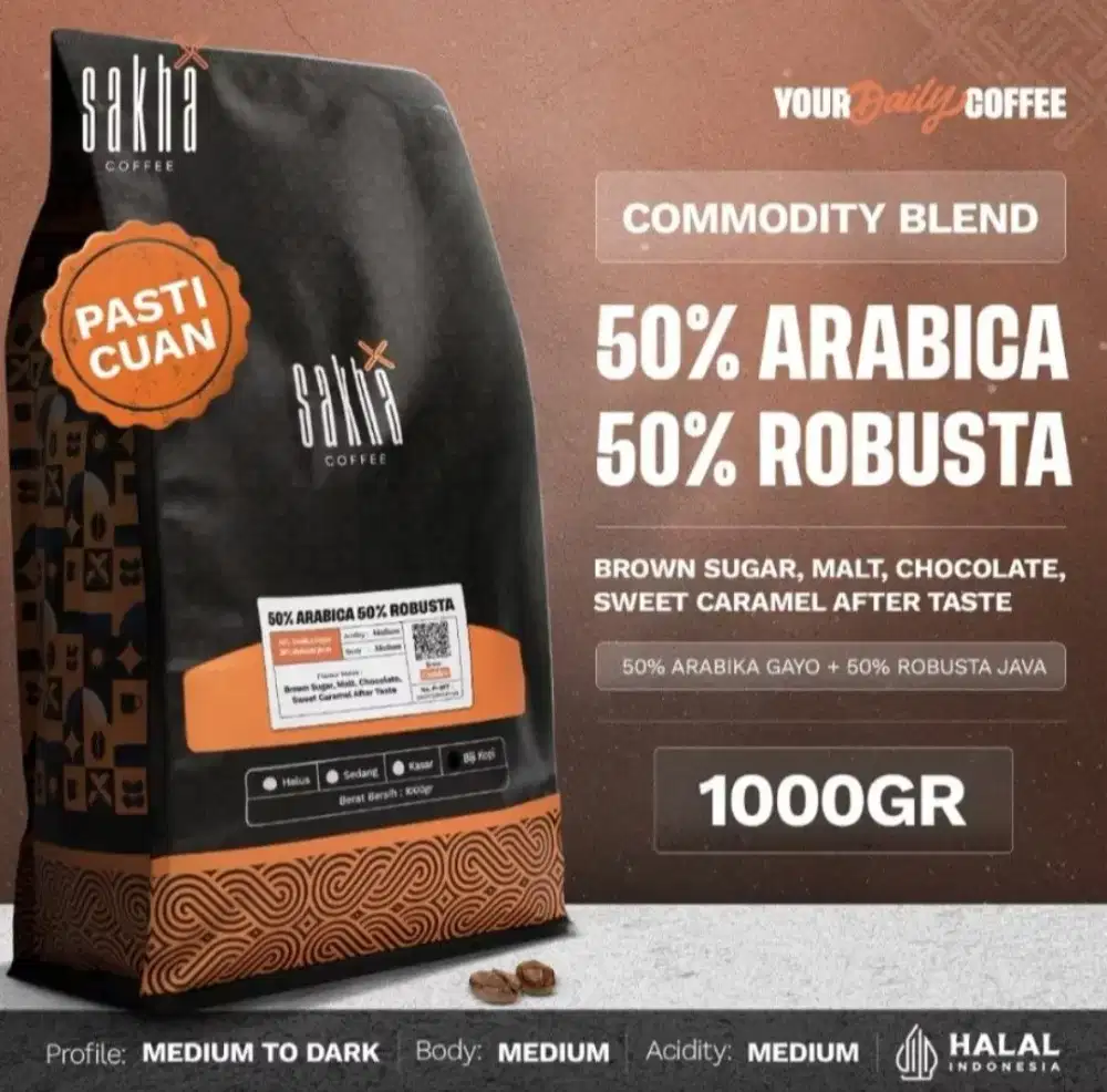 Expresso Blend Coffee Bean Sakha Coffee Roastery