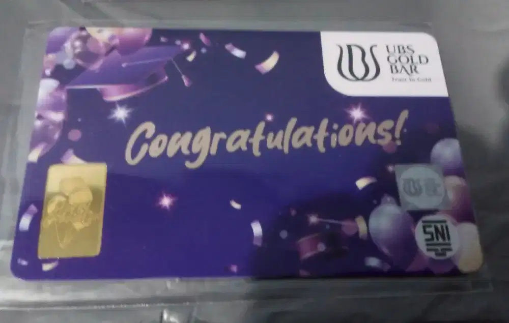 Logam Mulia Emas Batangan Murni UBS 2 gram bukan antam