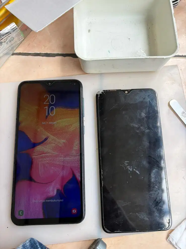Ganti lcd samsung a10 bergaransi