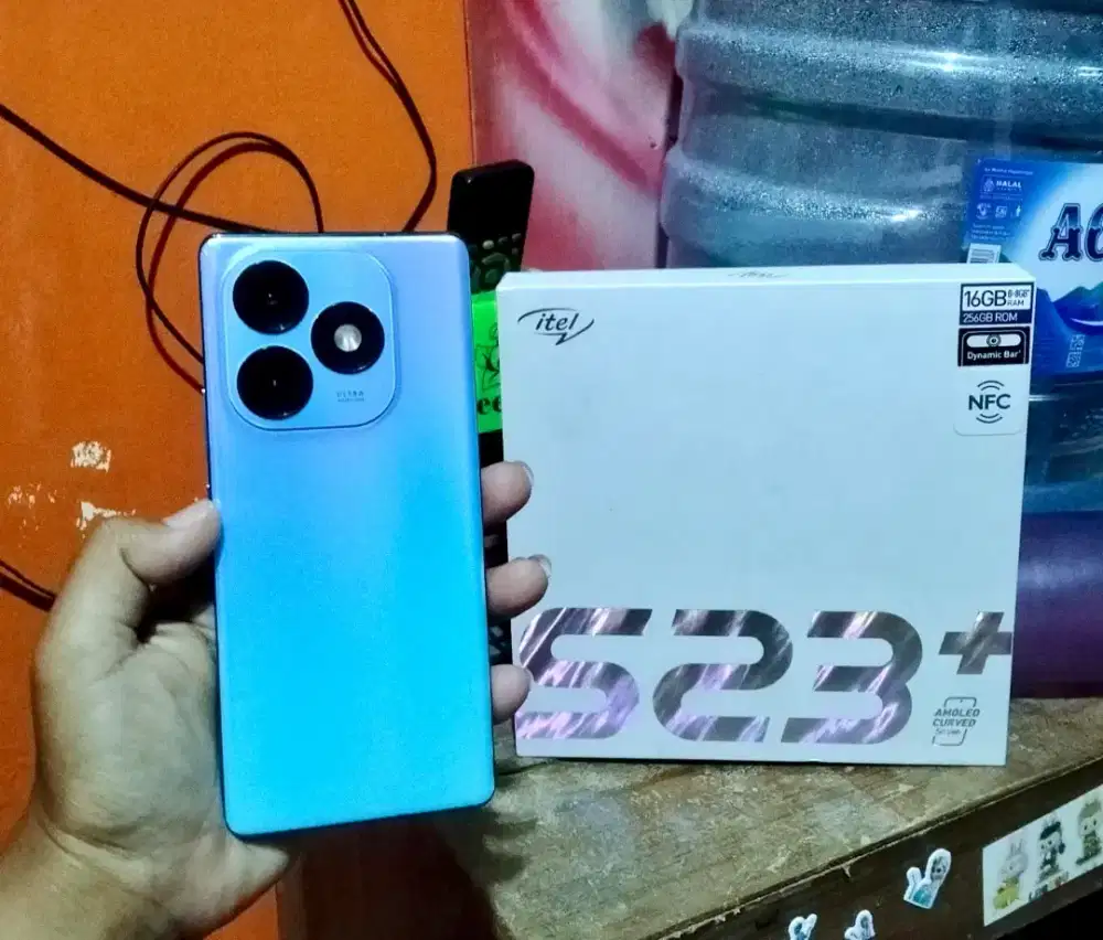 Itel s23+ plus ram 8+8/256 Lengkap Jaksel
