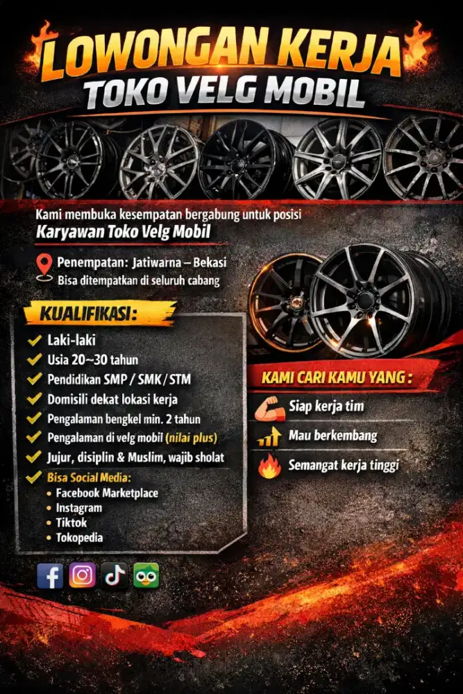 Lowongan kerja bengkel