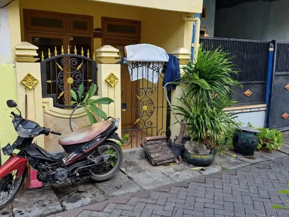 MURAH  RUMAH LEBAK REJO, Row jalan cukup satu mobil searah