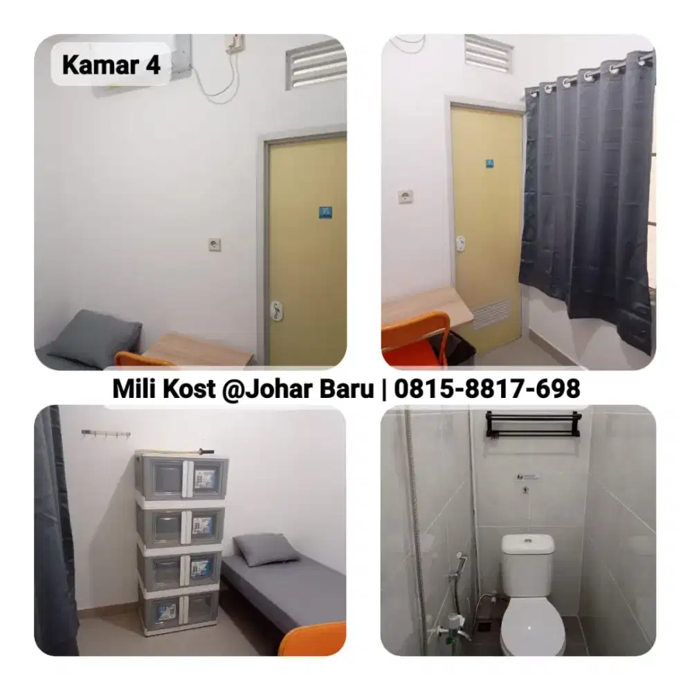 Kost LayakHuni Johar Baru Pramuka Rawamangun Rawa Sari Kampus RS Yarsi