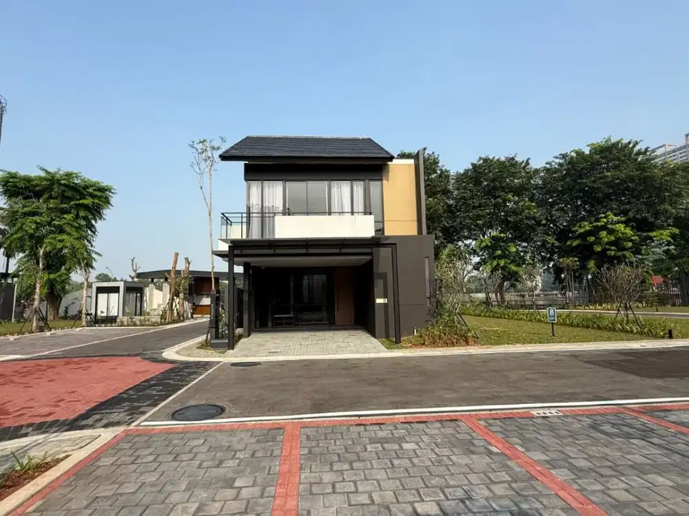 Rumah Baru Modern Ceiling Tinggi – Layout Luas & Elegan