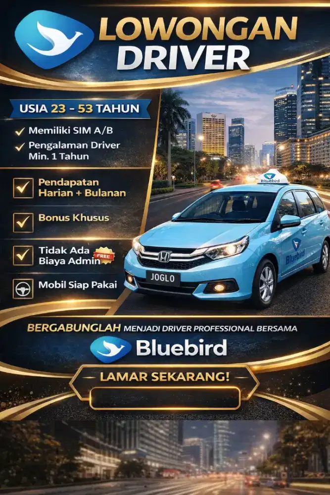 Lowongan kerja Driver