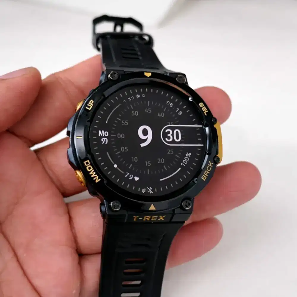 Amazfit T-Rex Trex 2 Astro Black & Gold mulus gress original