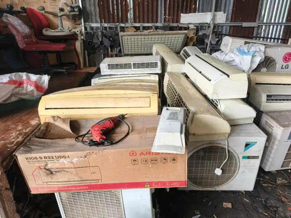 Terima AC bekas rusak