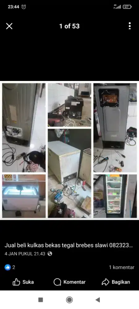 Jasa service kulkas,showcase,frezer,m.cuci dan ac