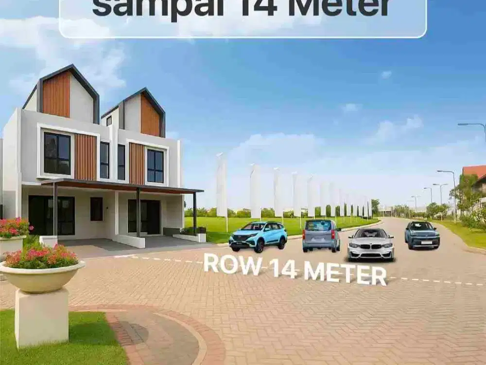 Rumah mewah dengan lingkungan asri di Tangerang harga hanya 1.6M an saja