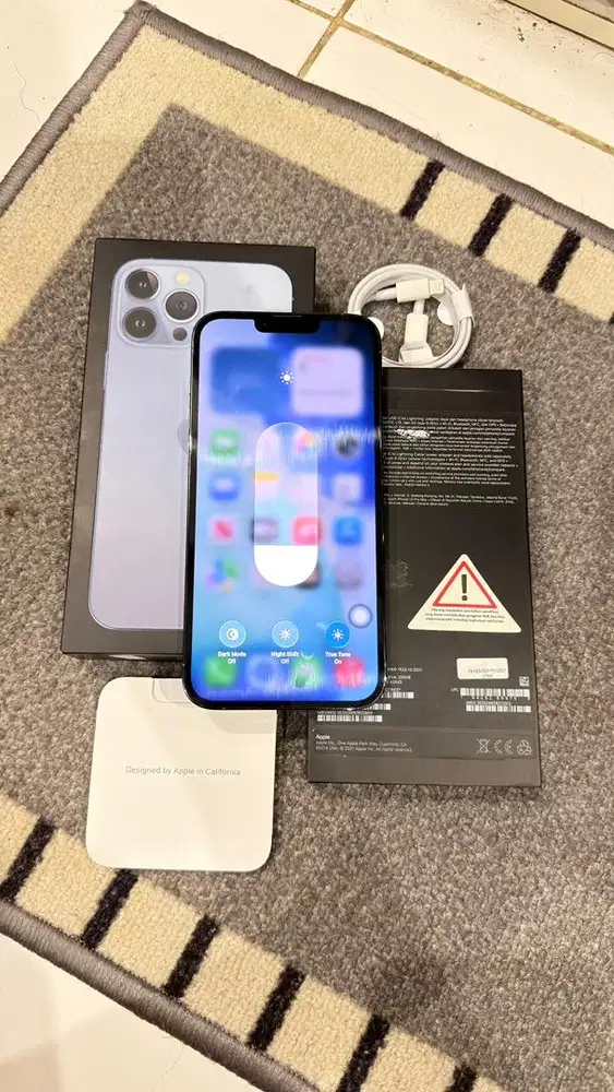 Iphone 13 Promax 256GB Blue Resmi Ibox Lengkap