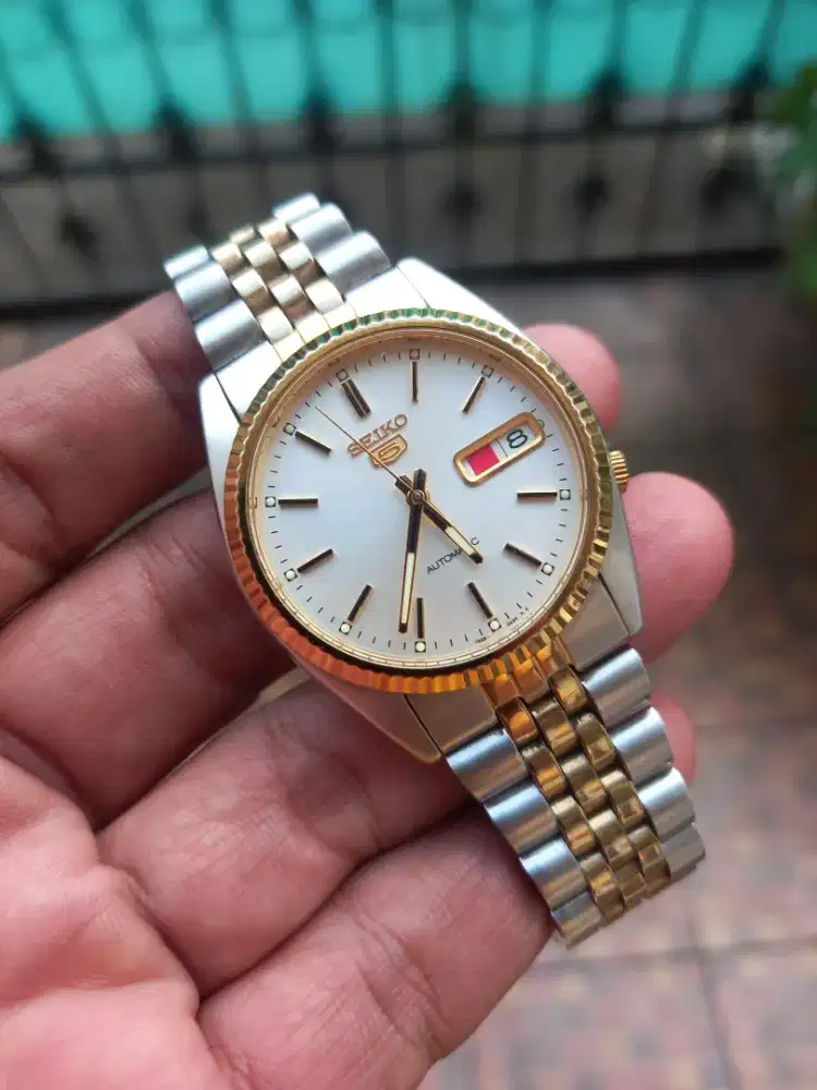 Seiko President SNXJ90 Twotone