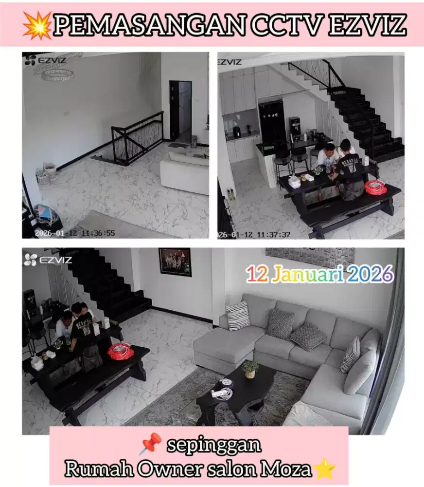 PEMASANGAN CCTV AMAN TERPERCAYA BERGARANSI