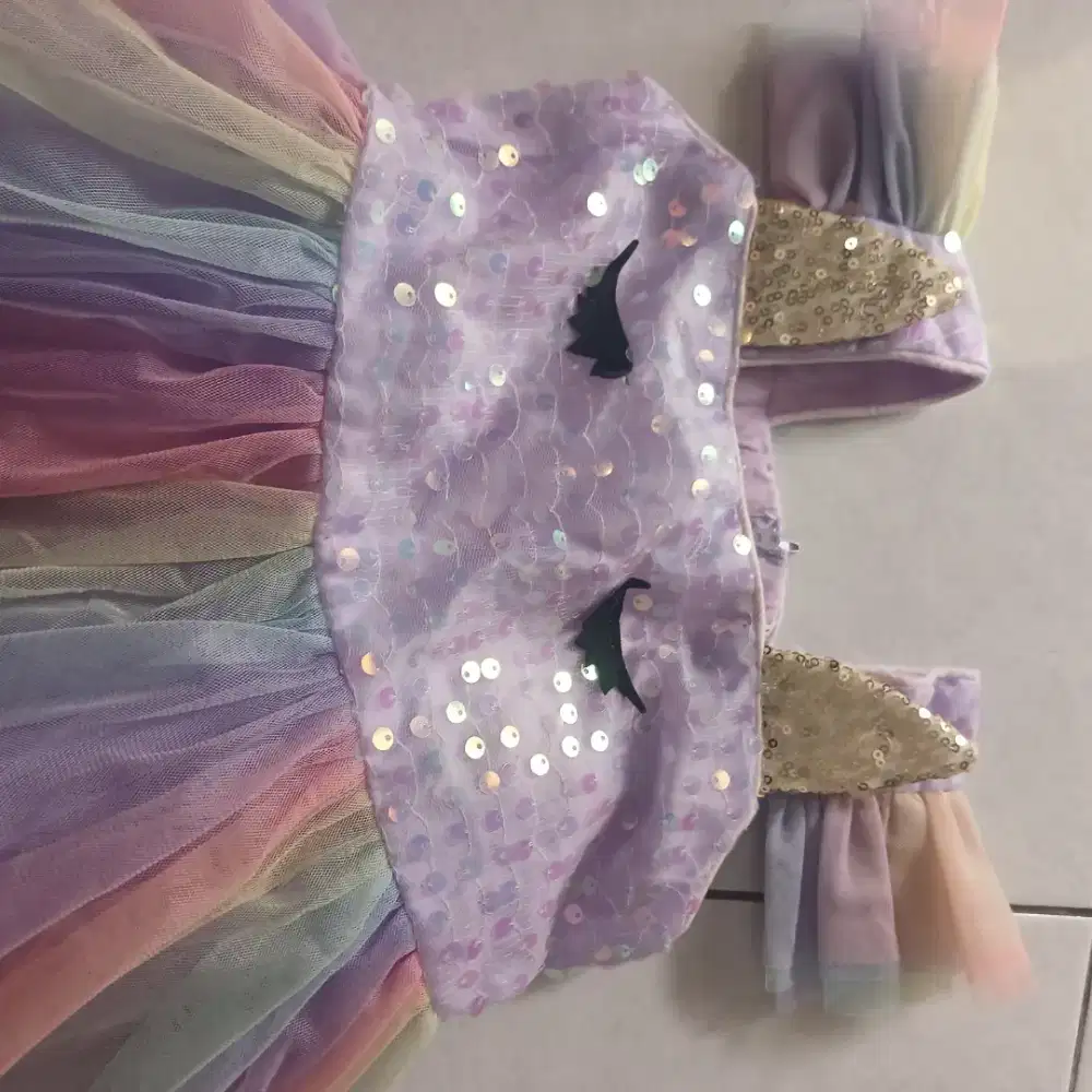 Dress UNICORN PREMIUM anak