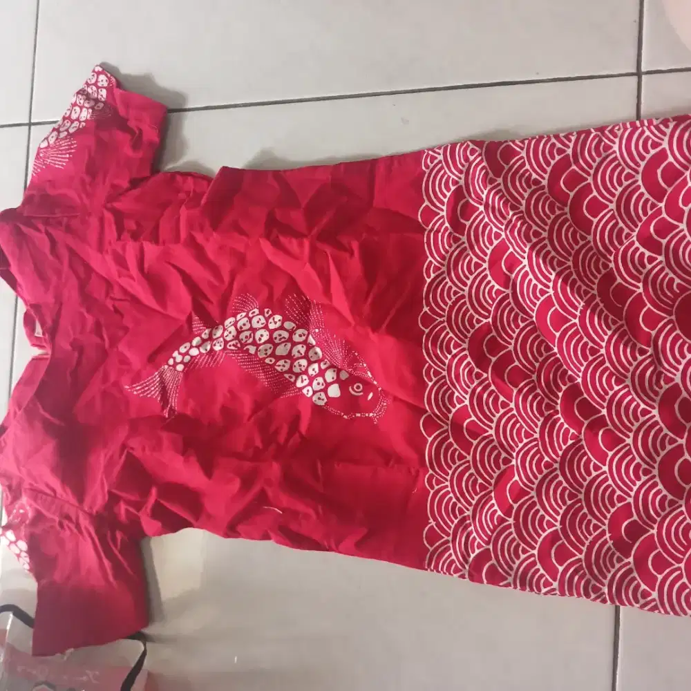 Dress BATIK KOI (IMLEK) anak