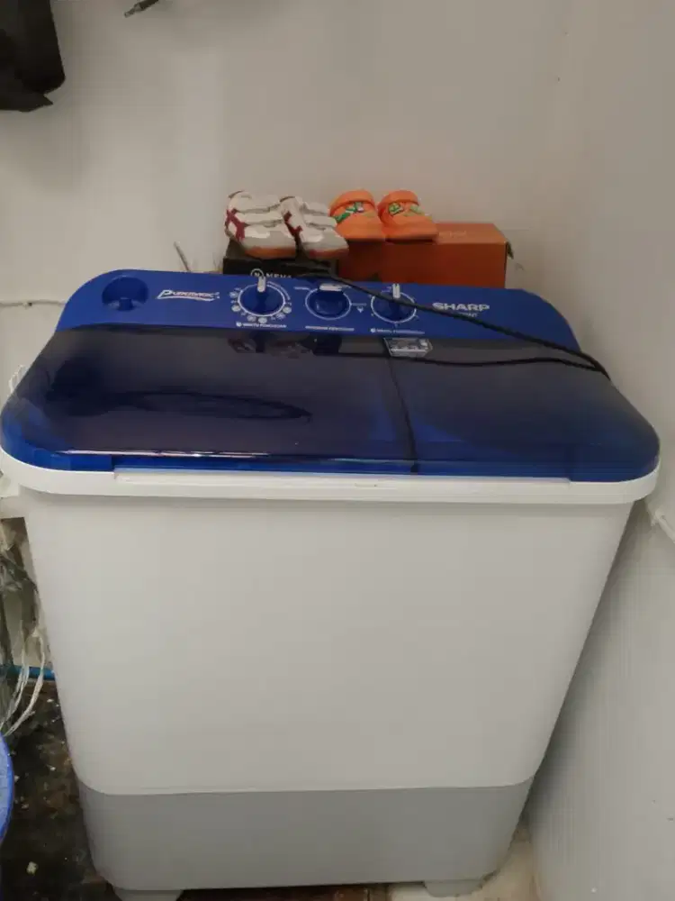 Mesin cuci 2 tabung Sharp 7kg nego