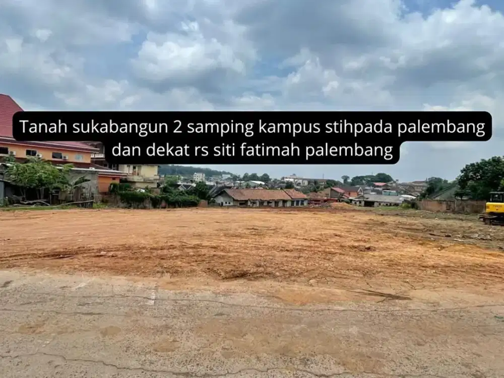 Tanah Strategis di pusat kota palembang JL Sukabangun 2
