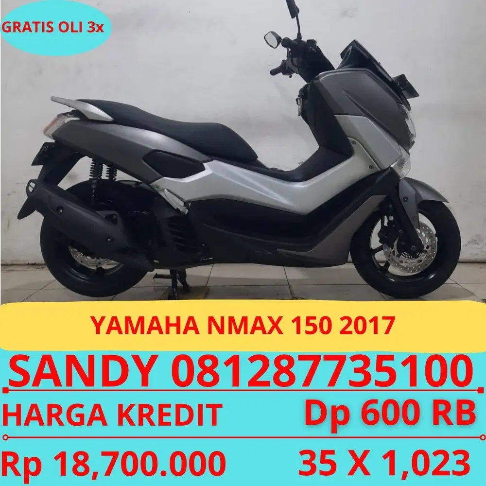 YAMAHA NMAX 150 2017 DP MURAH 600 RIBU GUYSS