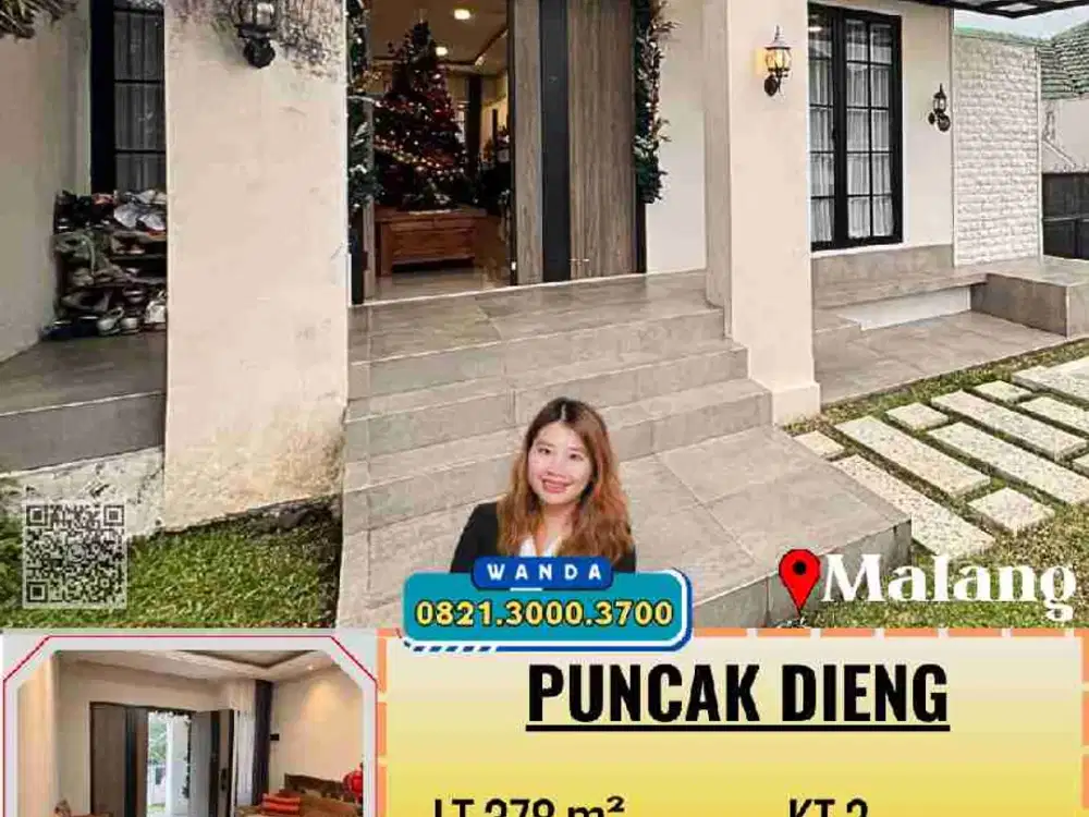 Dijual Rumah Minimalis Modern Bagus Siap Huni Daerah Dieng Malang