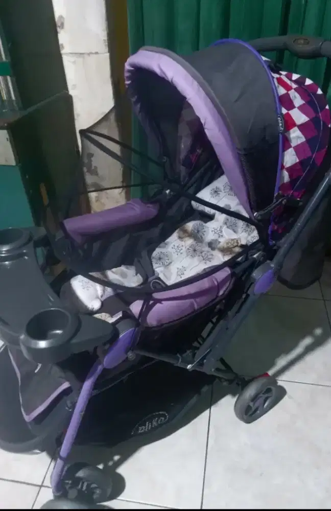 Stroler pliko movaco masih bagus bisa dua arah dorongnya