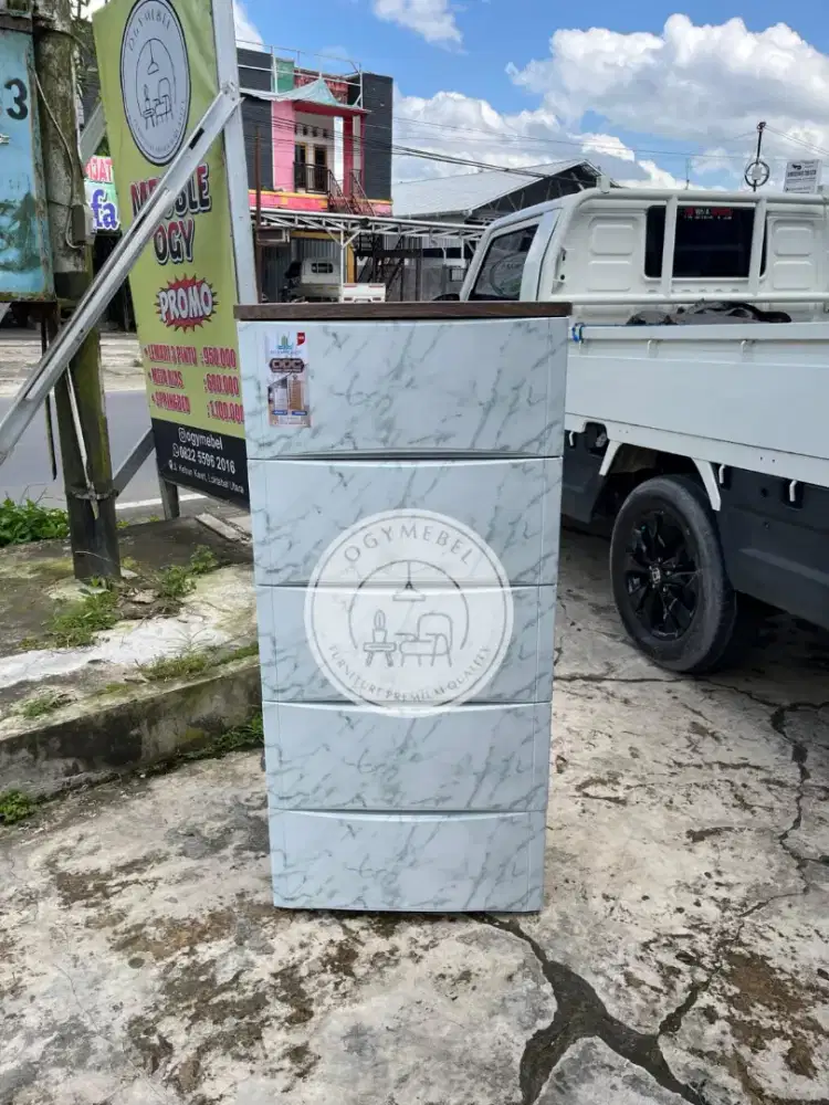 PROMO LEMARI PLASTIK 5 LACI MERK OLYMPLAST SALE GRATIS ANTAR