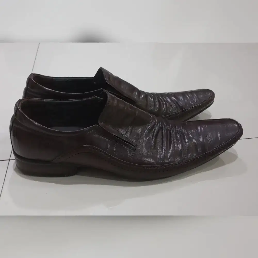 Size 43 sepatu kulit gino mariani brown original