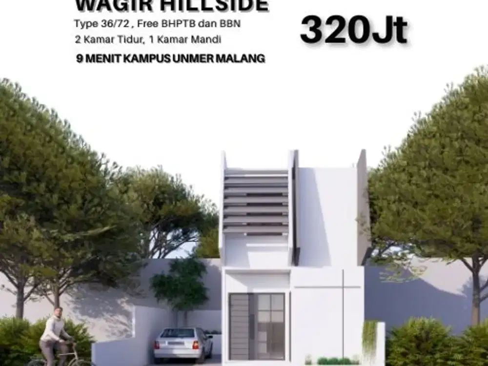 Rumah Siap Bangun Bisa Angsuran Kota Malang, 9 Menit Kampus UNMER dan Cyberr Mall