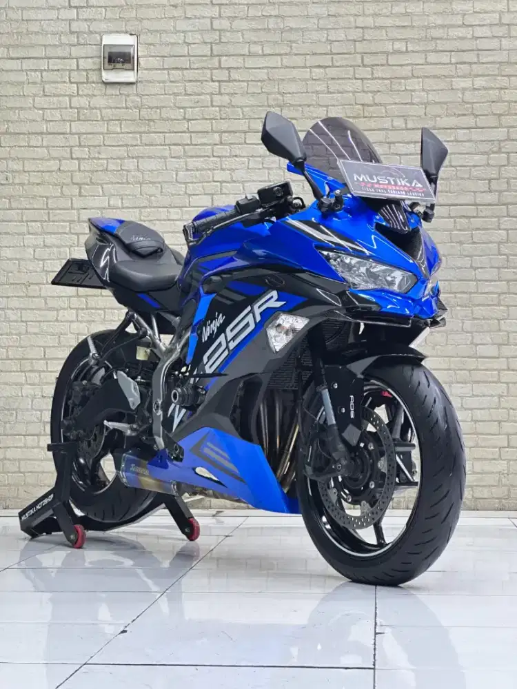 ODO 800 PERAK‼️ Kawasaki ZX 25R ABS SE 2020 Candy Blue Plasma Simpanan