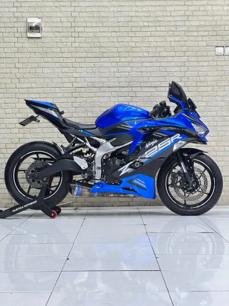 ODO 800 PERAK‼️Kawasaki ZX 25R ABS 2020 Candy Blue Plasma Dava Mustika