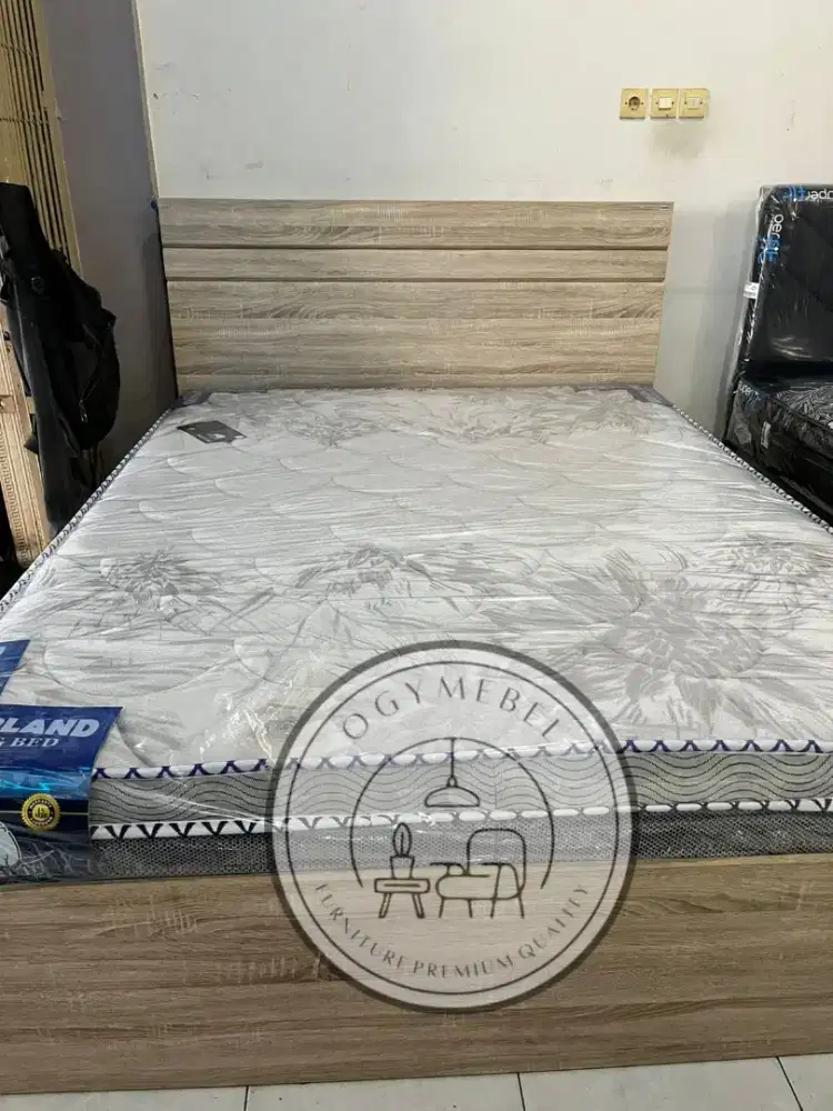 SET DIVAN LACI MINIMALIS SPRINGBED OLYMPIC BEARLAND UK 160X200 SALE