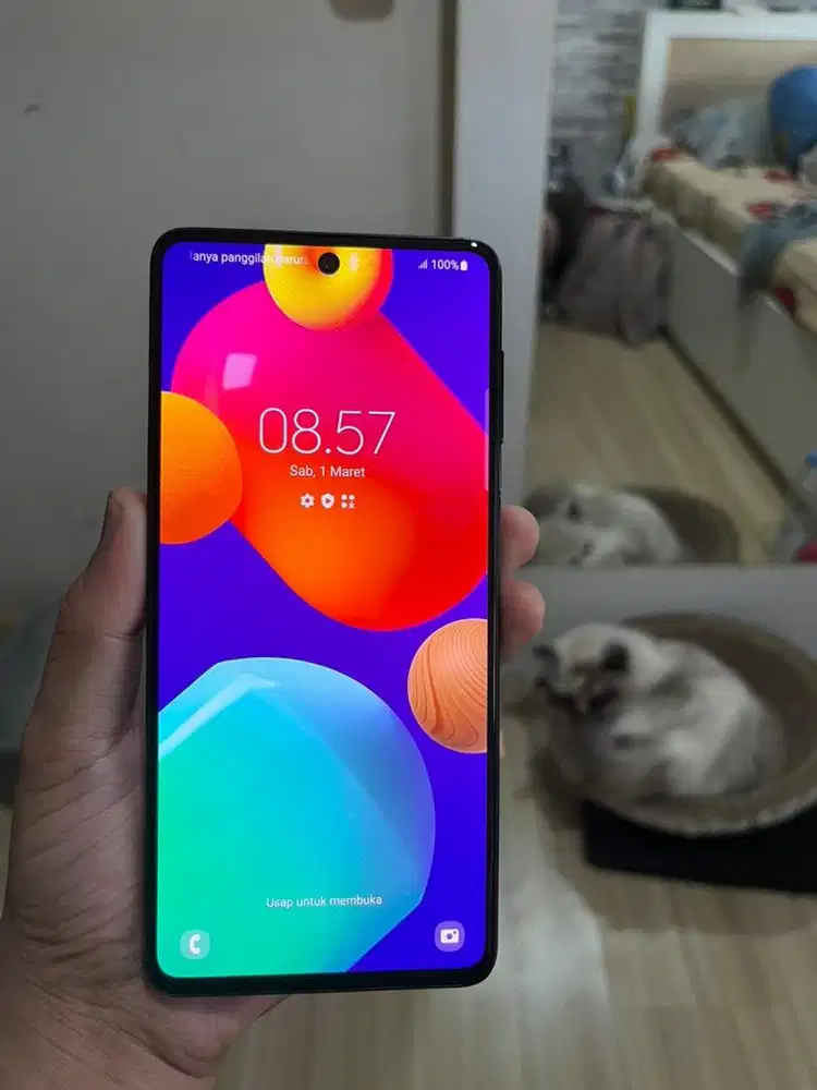 Samsung Galaxy M62 Ex resmi sein 8/256 gb Fullset No minus batrai gede